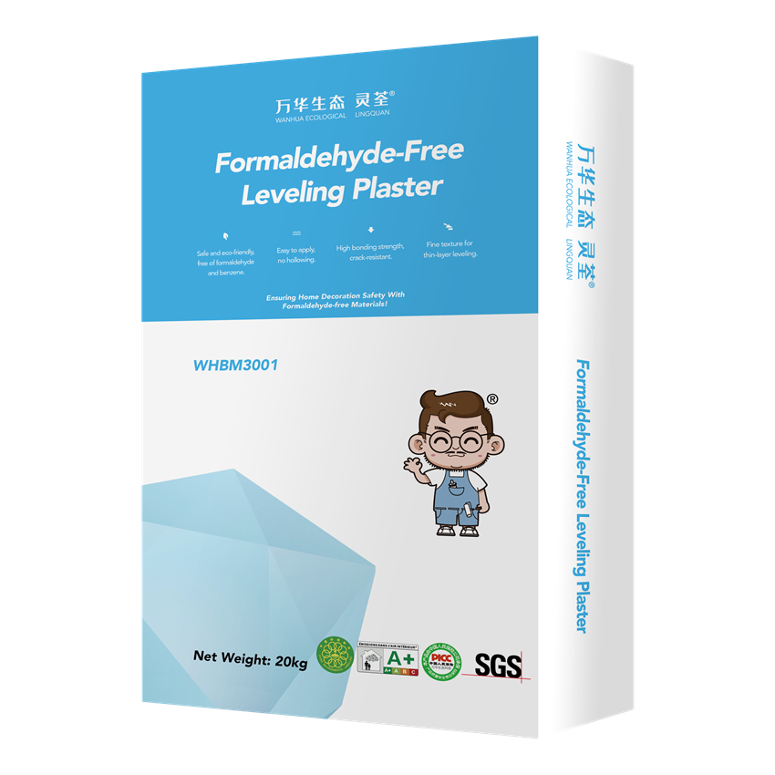 Formaldehyde-Free Leveling Plaster