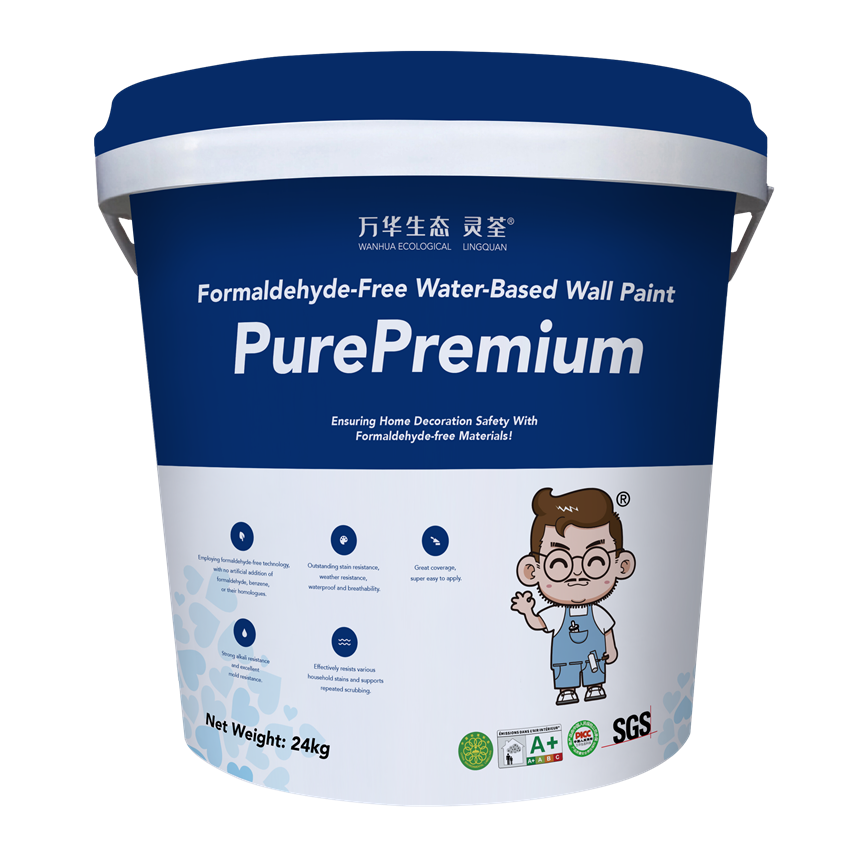 Formaldehyde-Free PurePremium Water-Based Wall Paint