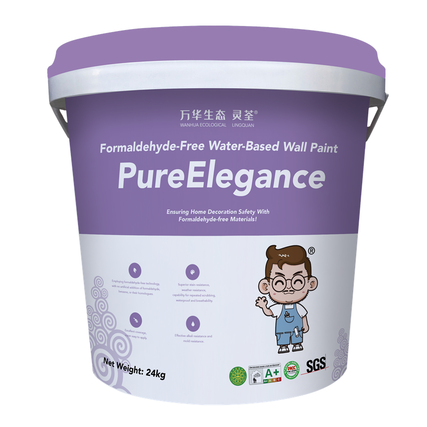 Formaldehyde-Free PureElegance Water-Based Wall Paint