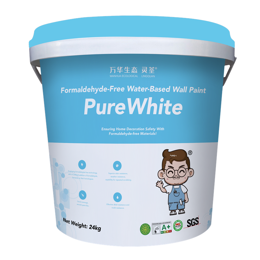 Formaldehyde-Free PureWhite Wall Paint